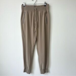 Athleta Camden Joggers Brownstone Beige Sand Tan